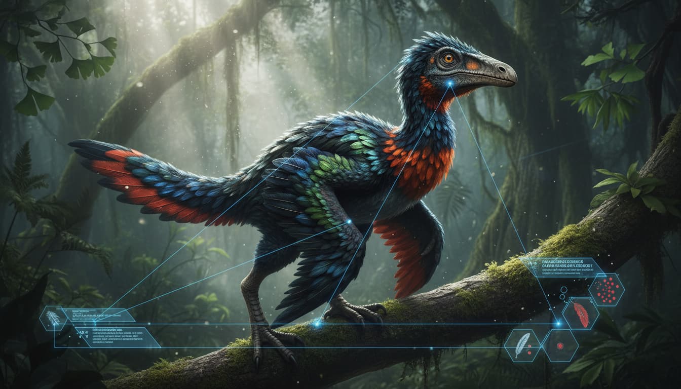 Analisis DNA Purba: Mengungkap Warna Asli Bulu Dinosaurus Theropoda